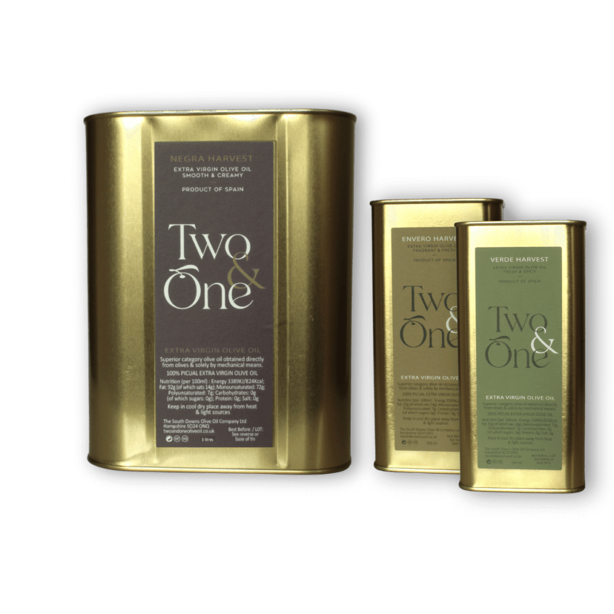 extra virgin olive oil tins